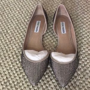 Steve Madden 8.5 Rhinestone Flats